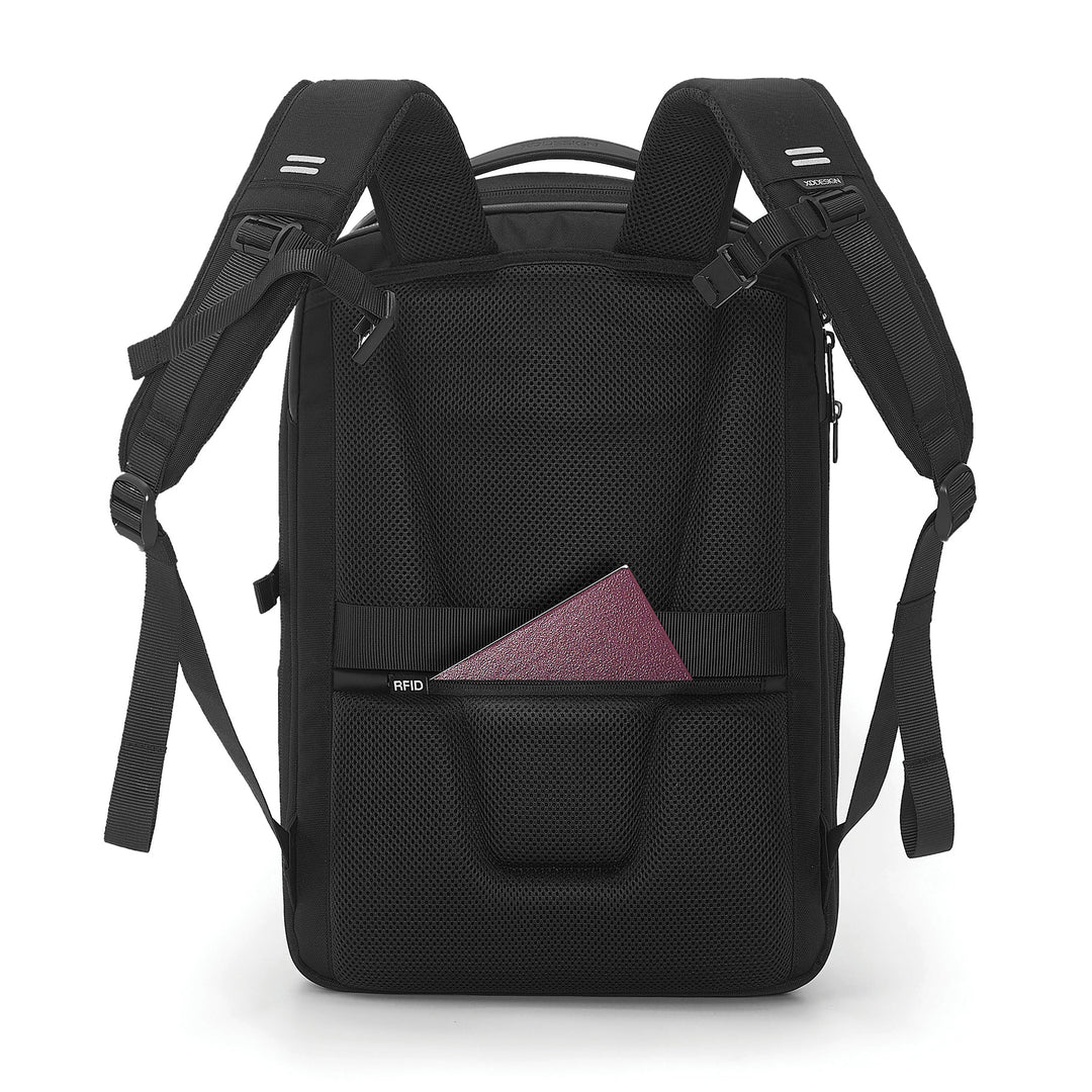XD Design BizzBackpack | 16" inç Laptop Uyumlu Genişleyebilir Sırt Çantası, 18L - 25L