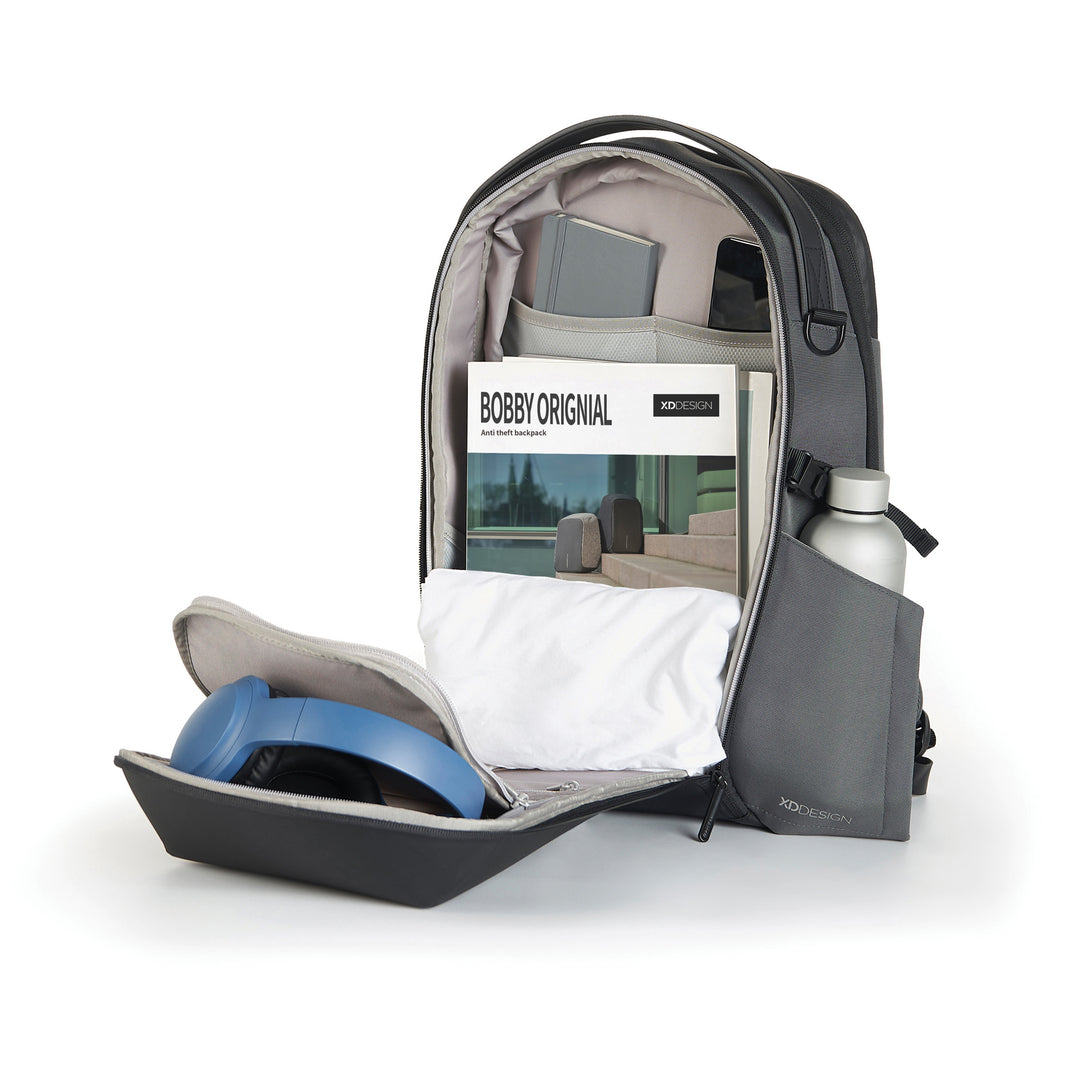 XD Design BizzBackpack | 16" inç Laptop Uyumlu Genişleyebilir Sırt Çantası, 18L - 25L