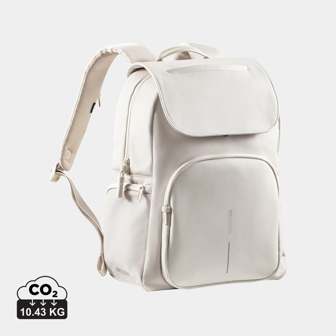 XD Design Bobby Soft Daypack | 16"Inç Uyumlu Hırsızlık Önleyici Günlük Sırt Çantası, 15 L